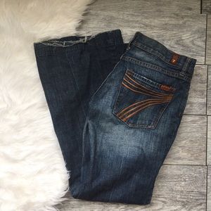 SOLD 7 for all mankind Dojo Flare Jeans 28